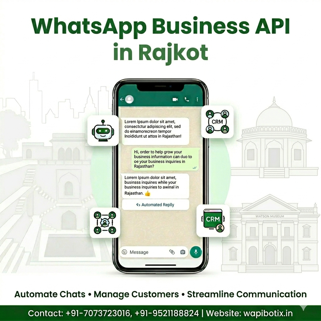 Experience the official WhatsApp API in Morbi with WapiBotix—automate communication and marketing to reach global markets easily.