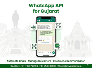 Looking for official Whatsapp APi In gujrat? WapiBotix provides Meta-approved solutions and AI chatbots to scale your business in Gujarat.