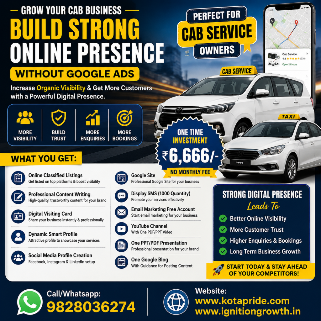 How Cab Service Owners Can Build a Strong Online Presence Without Google Ads