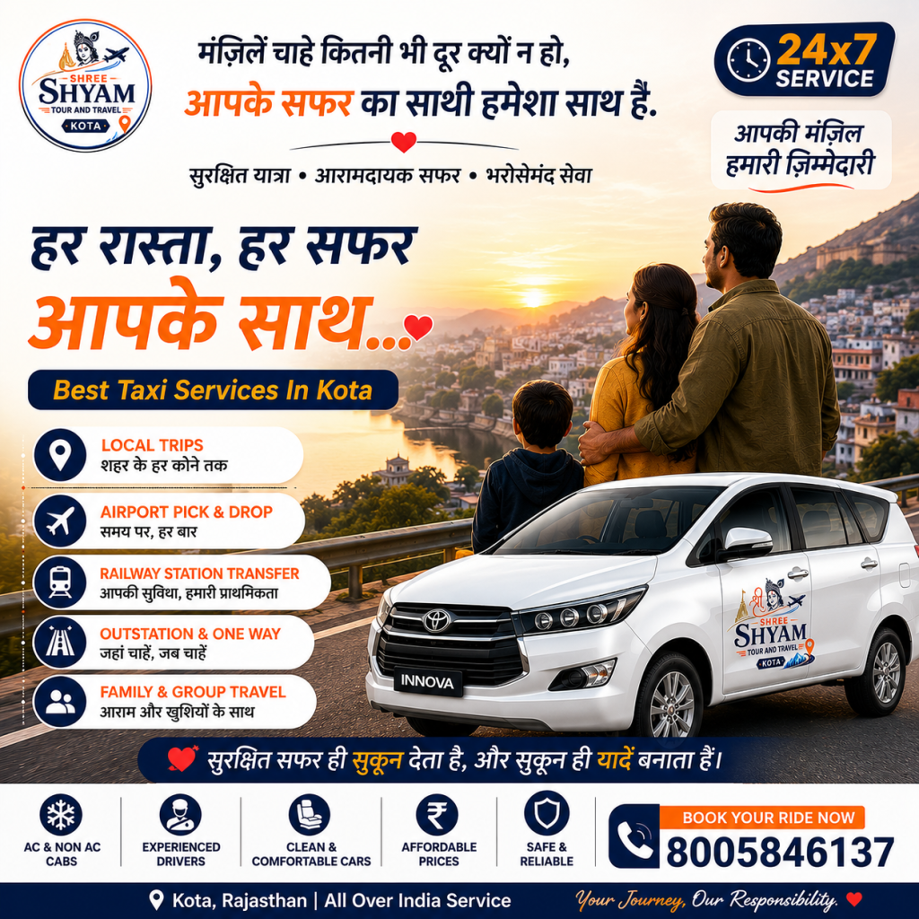 Best Taxi Services in Kota for Local and Outstation Travel