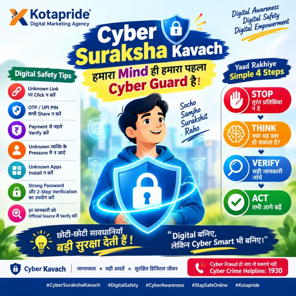 Cyber ​​Suraksha Kavach — Our mind is our first cyber guard