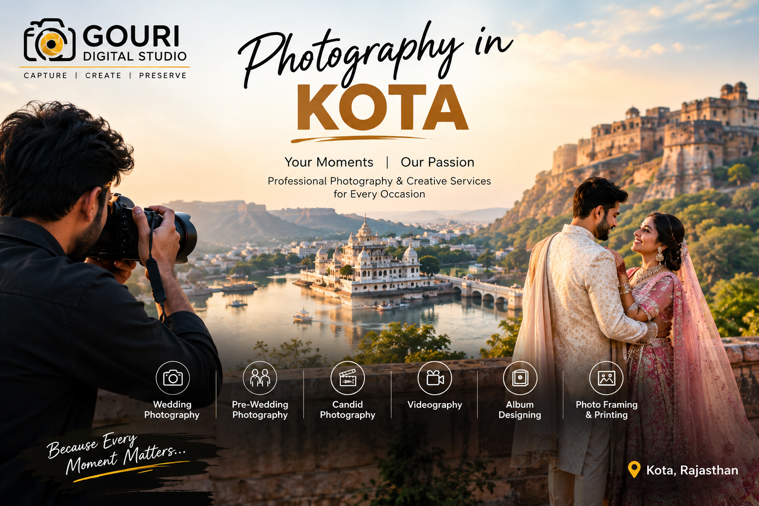 Photography in Kota | Wedding, Pre-Wedding & Professional Photography