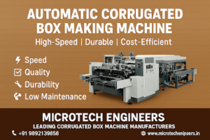 Fully Automatic Corrugated Box Making Machine Manufacturers Micro Tech Engineers
